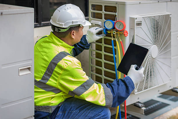 Professional Ductwork Repair technician working in Adams, WI